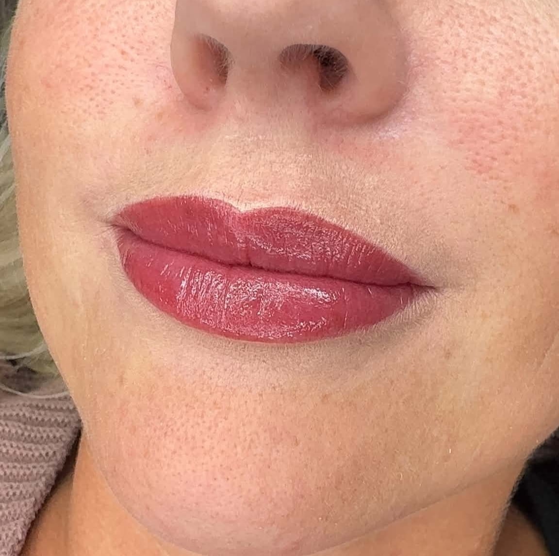 Lip blush result